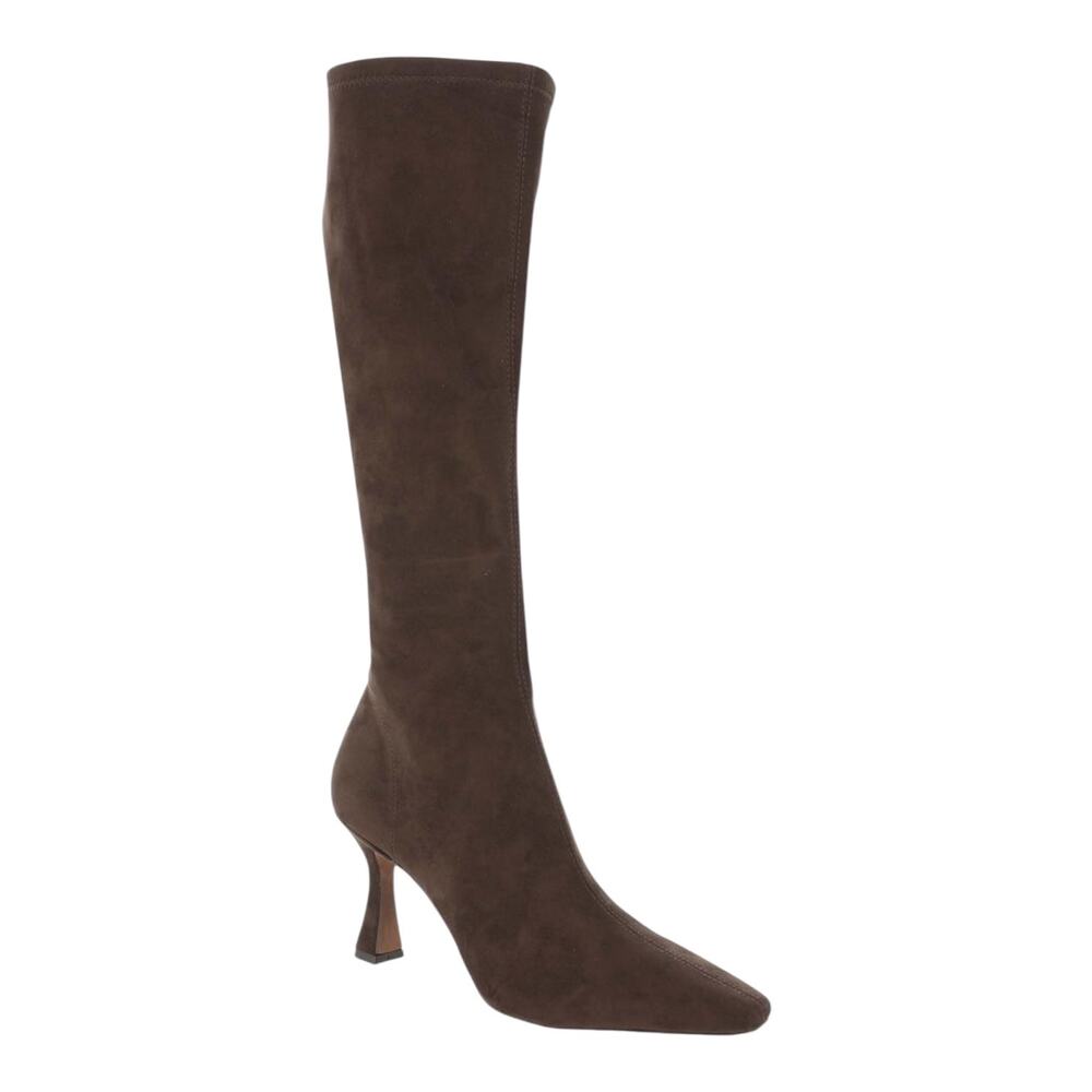 Steve Madden Women's Flute Knee High Dress Boots Chocolate Size 6 1/2